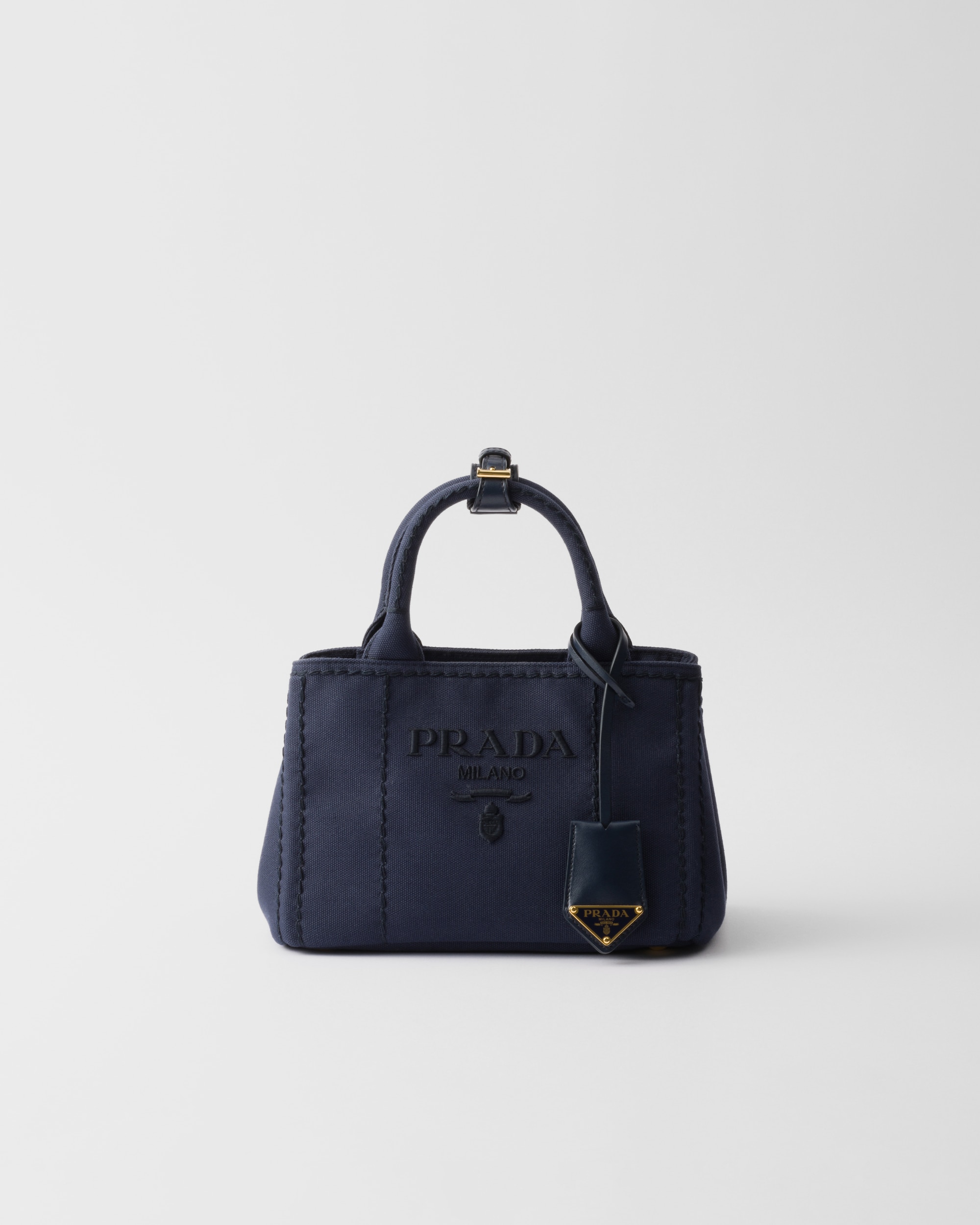 Prada Jardinière cotton canvas mini handbag - Image 1